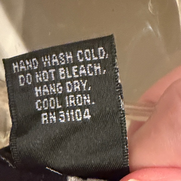 New Directions Black and White Sheer Kimono - Picture 4 of 5